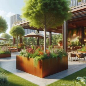 cortenstaal plantenbak kopen