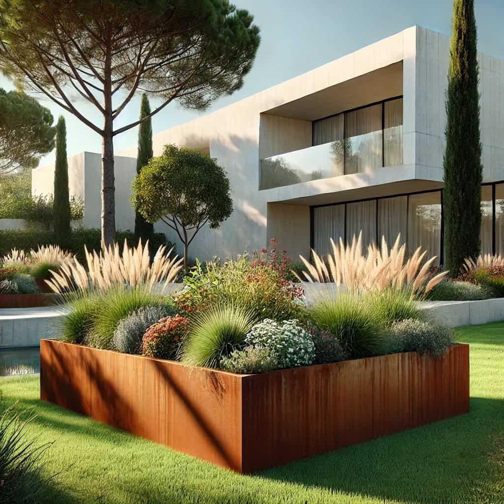 cortenstaal plantenbak