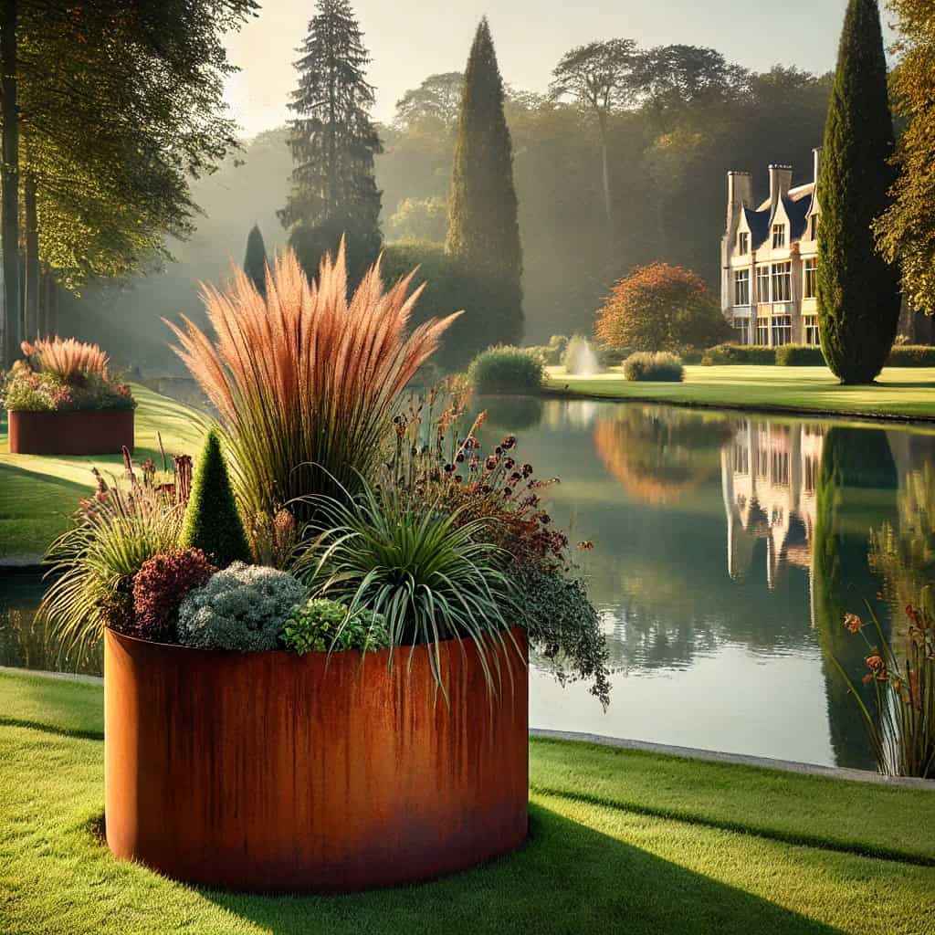 Is cortenstaal goed voor planten?